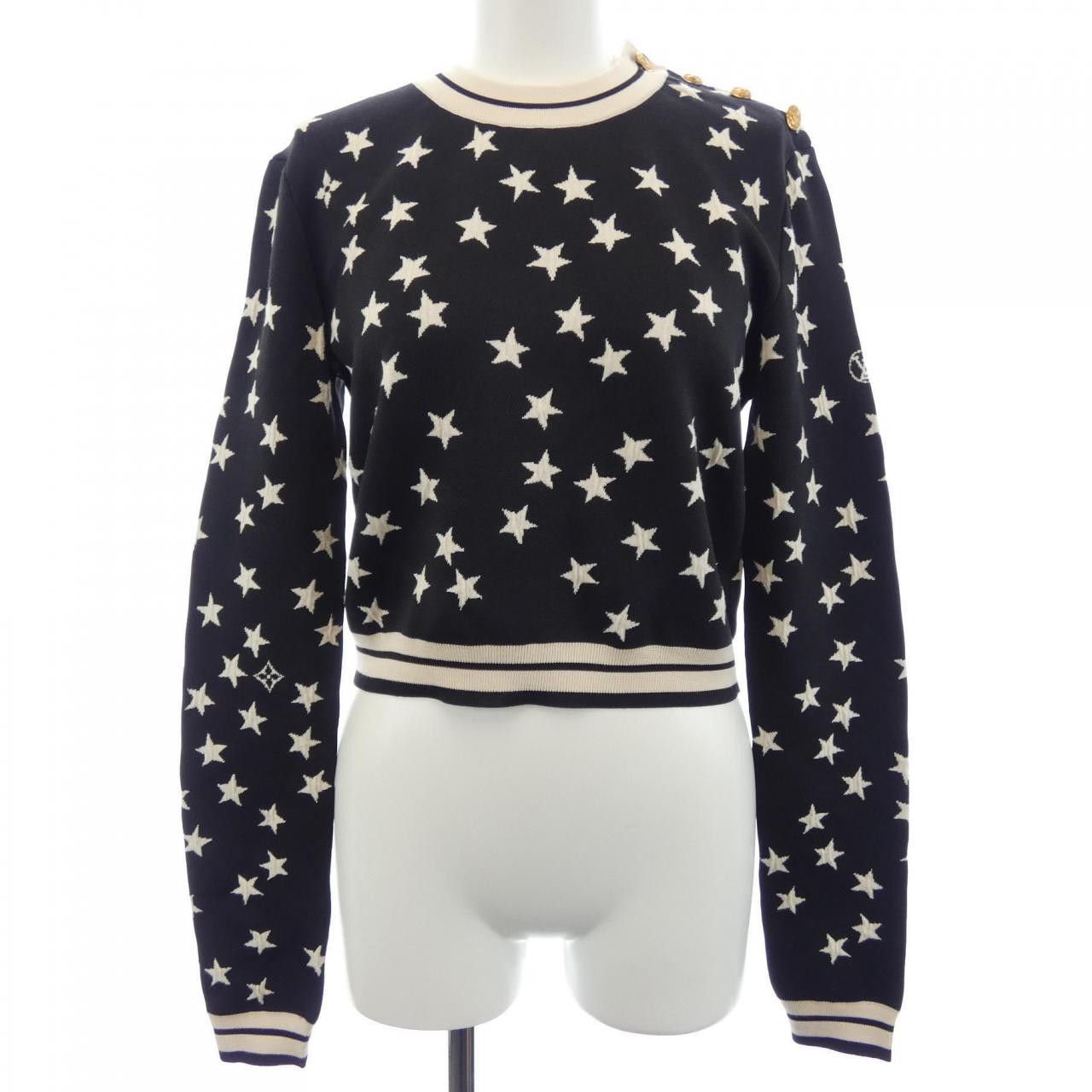 Louis Vuitton Louis Vuitton Louis Vuitton Star Jacquard Knit Pullover Textile Tops FNKL28L18 DUTY FREE for USA Size ONE SIZE - 1 Thumbnail