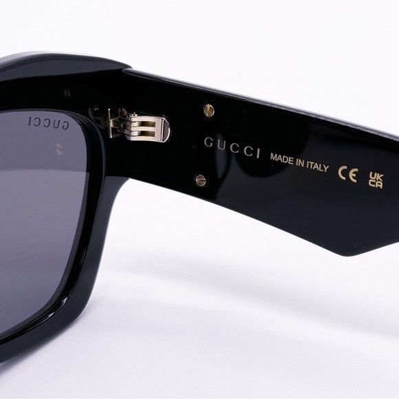 Gucci NEW GUCCI SUNGLASSES GG1422S 001 WOMEN SQUARE BLACK EYEWEAR Size ONE SIZE - 11 Thumbnail