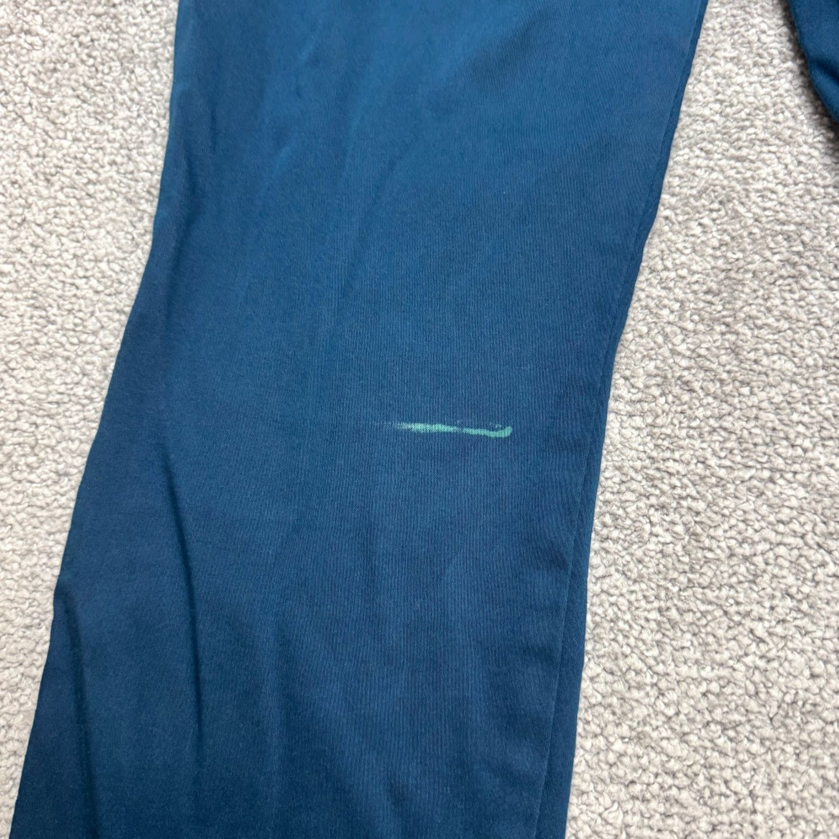 Vintage Level 99 Chino Pants Womens 30 Nocturnal Blue Straight Leg Stretch Casual Workwear Size 30" / US 8 / IT 44 - 7 Thumbnail