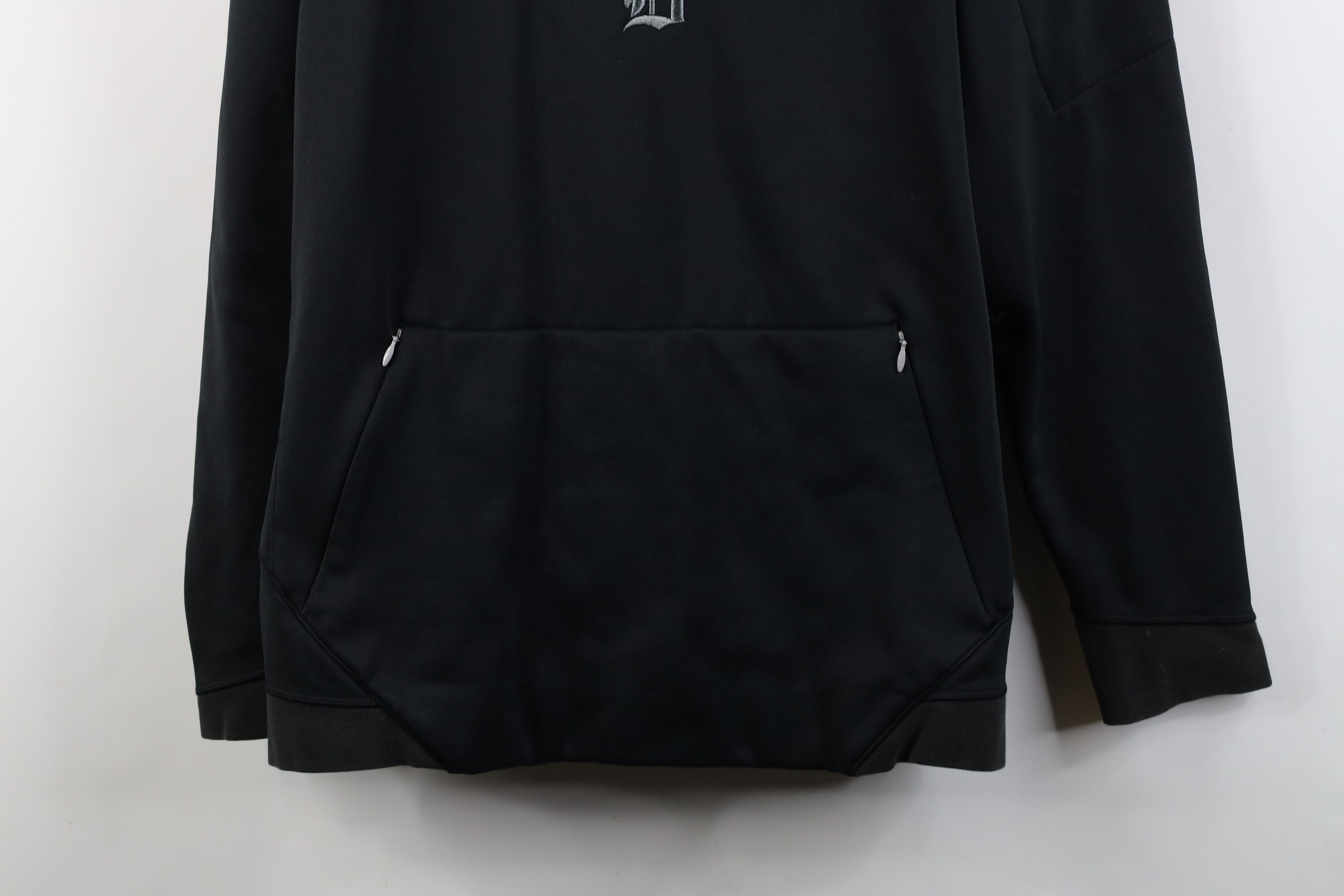 Nike Vintage Nike Scott Mini Swoosh Detroit Lacrosse Hoodie Black Size US M / EU 48-50 / 2 - 3 Thumbnail