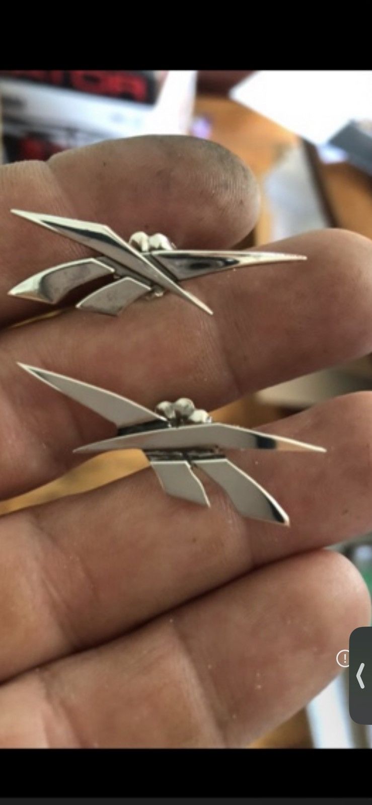 Reebok Reebok sterling silver custom made earrings rare 1 of 1 Size ONE SIZE - 3 Thumbnail