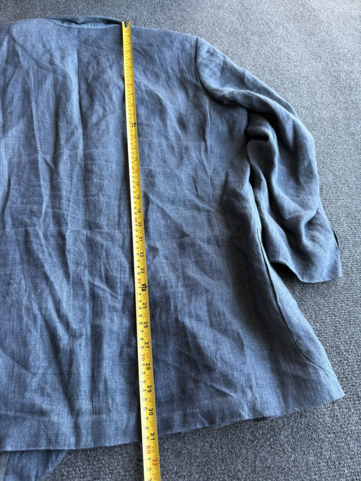 Hugo Boss Luxury Boss Hugo Boss Linen Blazer Maputo Blue 3 Button EU50 Size 40R - 25 Thumbnail