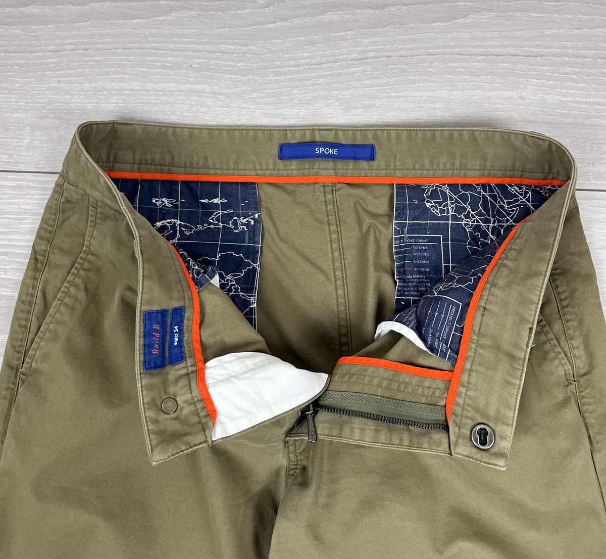 SPOKE Spoke London Heroes Build B Beige Cotton Pants Size US 34 / EU 50 - 8 Thumbnail