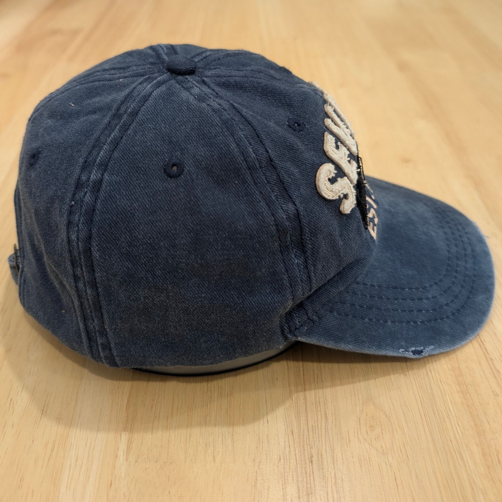 Other Sevilla SVA Est. 1492 Distressed Baseball Cap Blue Size ONE SIZE - 3 Thumbnail