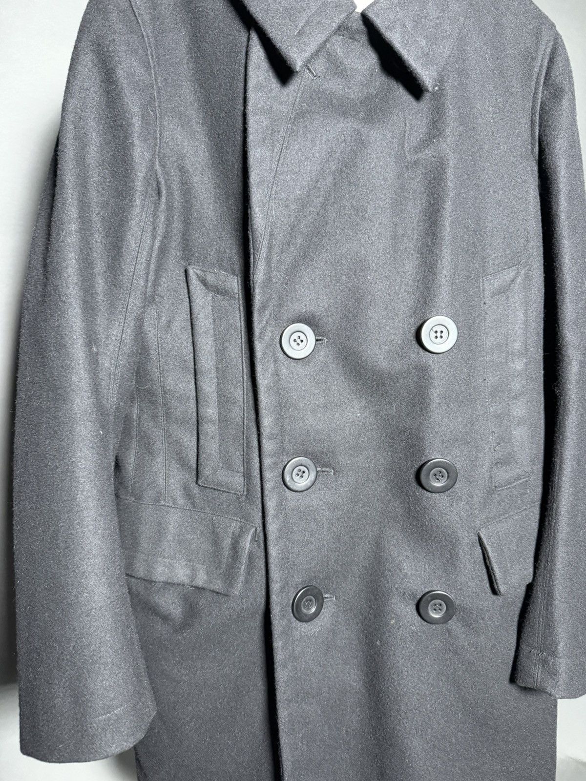 Rick Owens Rick Owens Peacoat Stag FW08 Size US L / EU 52-54 / 3 - 3 Thumbnail
