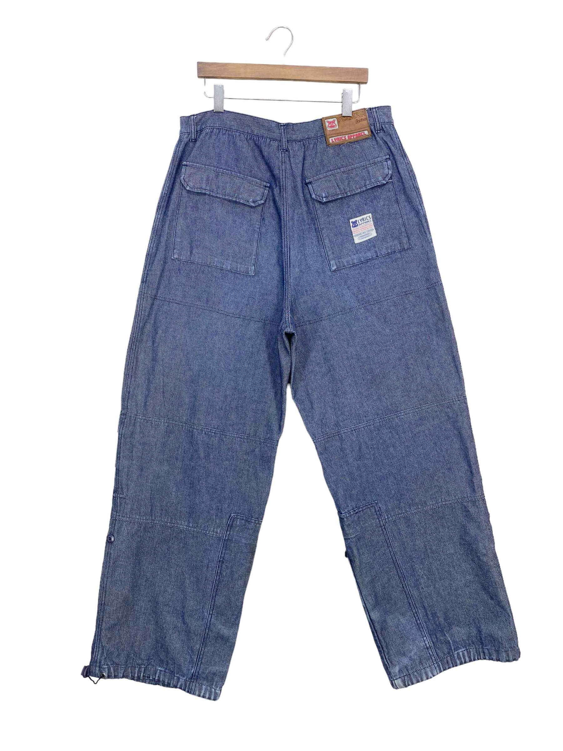 Other Lyrics Apparel Baggy Jeans Hip Hop Skateboards Jeans Size US 37 - 2 Thumbnail