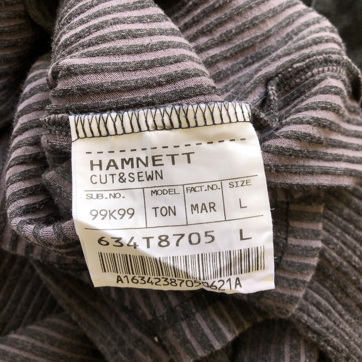 Katharine Hamnett London HAMNETT Unisex Bodycon Longsleeve Polo Shirt Size US L / EU 52-54 / 3 - 8 Thumbnail