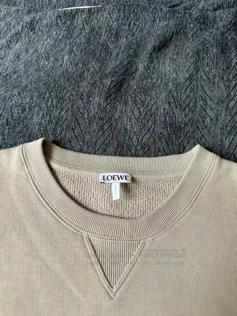 Loewe Loewe Beige embroidered sweatshirt Size S / US 4 / IT 40 - 3 Thumbnail