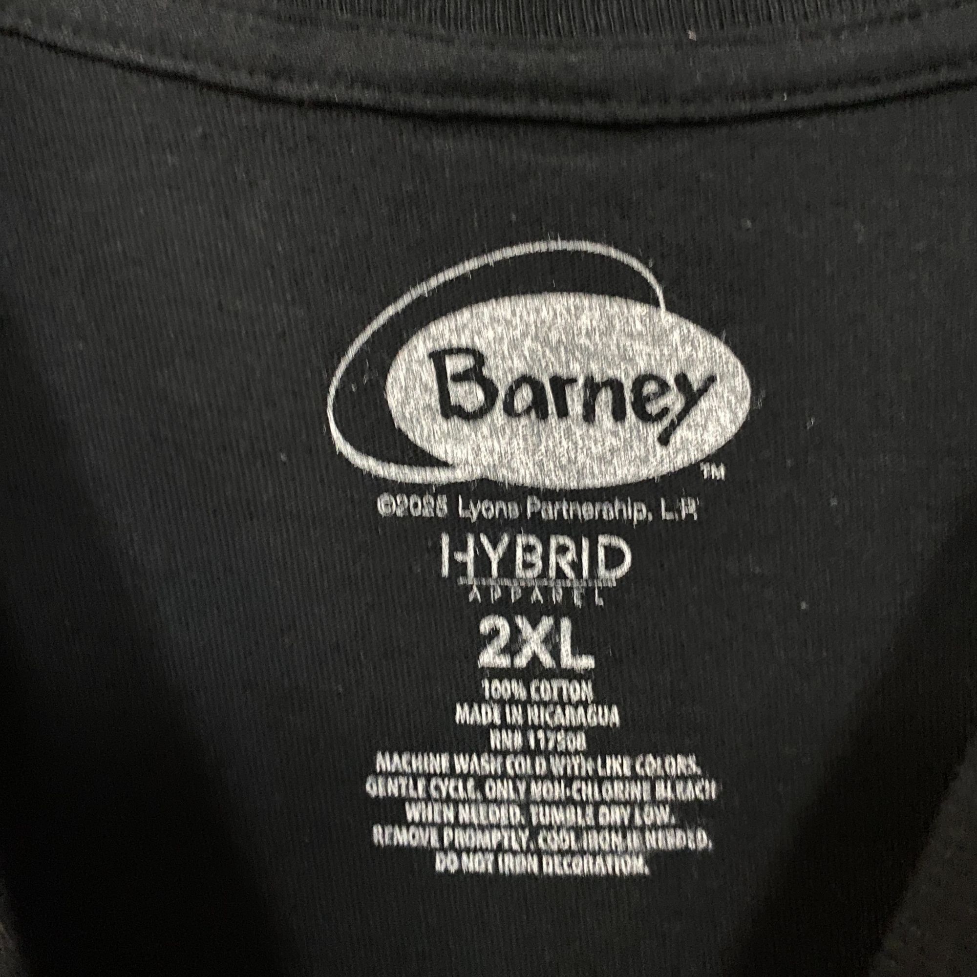 Other Barney the Dinosaur "Hug Life" Metal Graphic T-Shirt 2XL Size US XXL / EU 58 / 5 - 4 Thumbnail