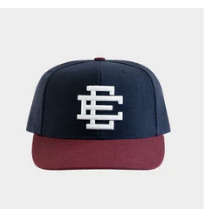 Eric Emanuel Eric Emanuel navy w burgundy snapback hat SS25 Size ONE SIZE - 1 Thumbnail