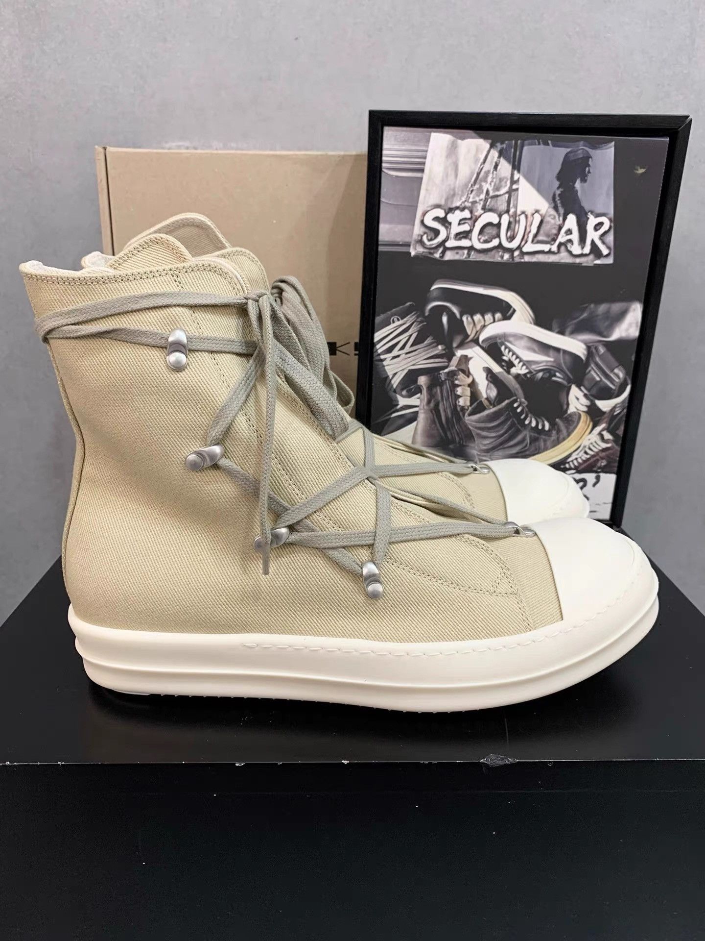 Rick Owens Rick Owens Pentagram High-Top Sneakers K34 Size US 6 / IT 36 - 4 Thumbnail