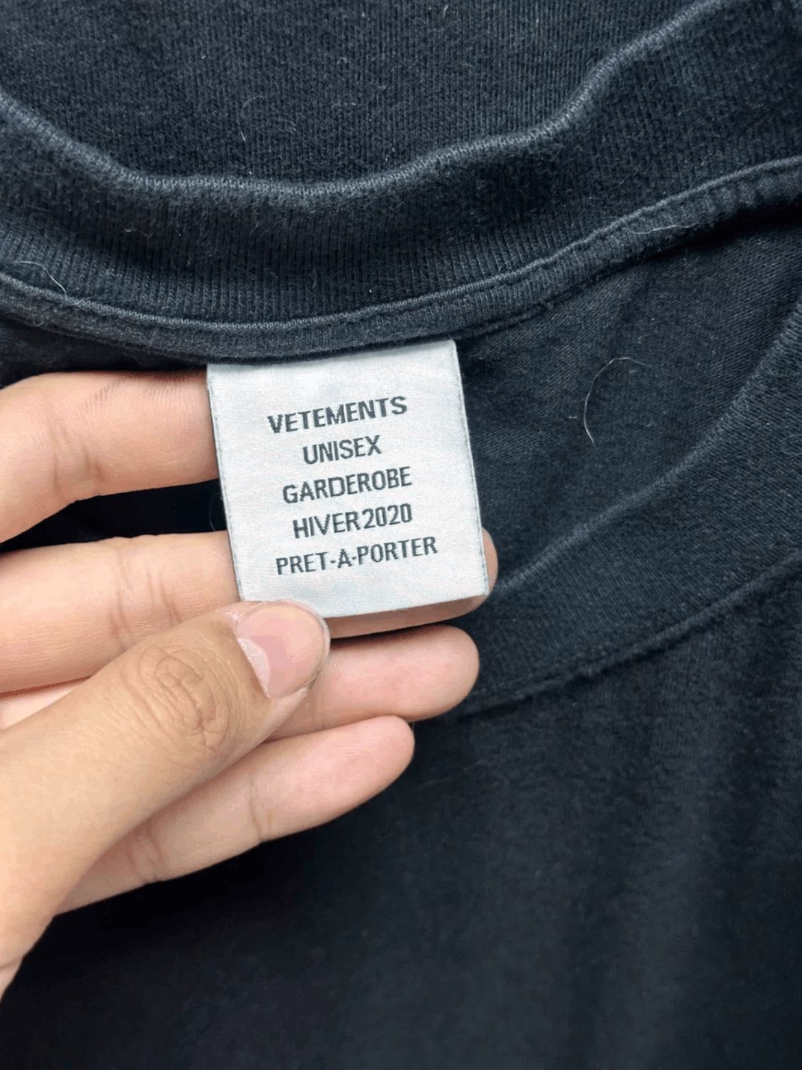 Vetements Vetements 19AW Joint Long Tee Size US S / EU 44-46 / 1 - 6 Thumbnail