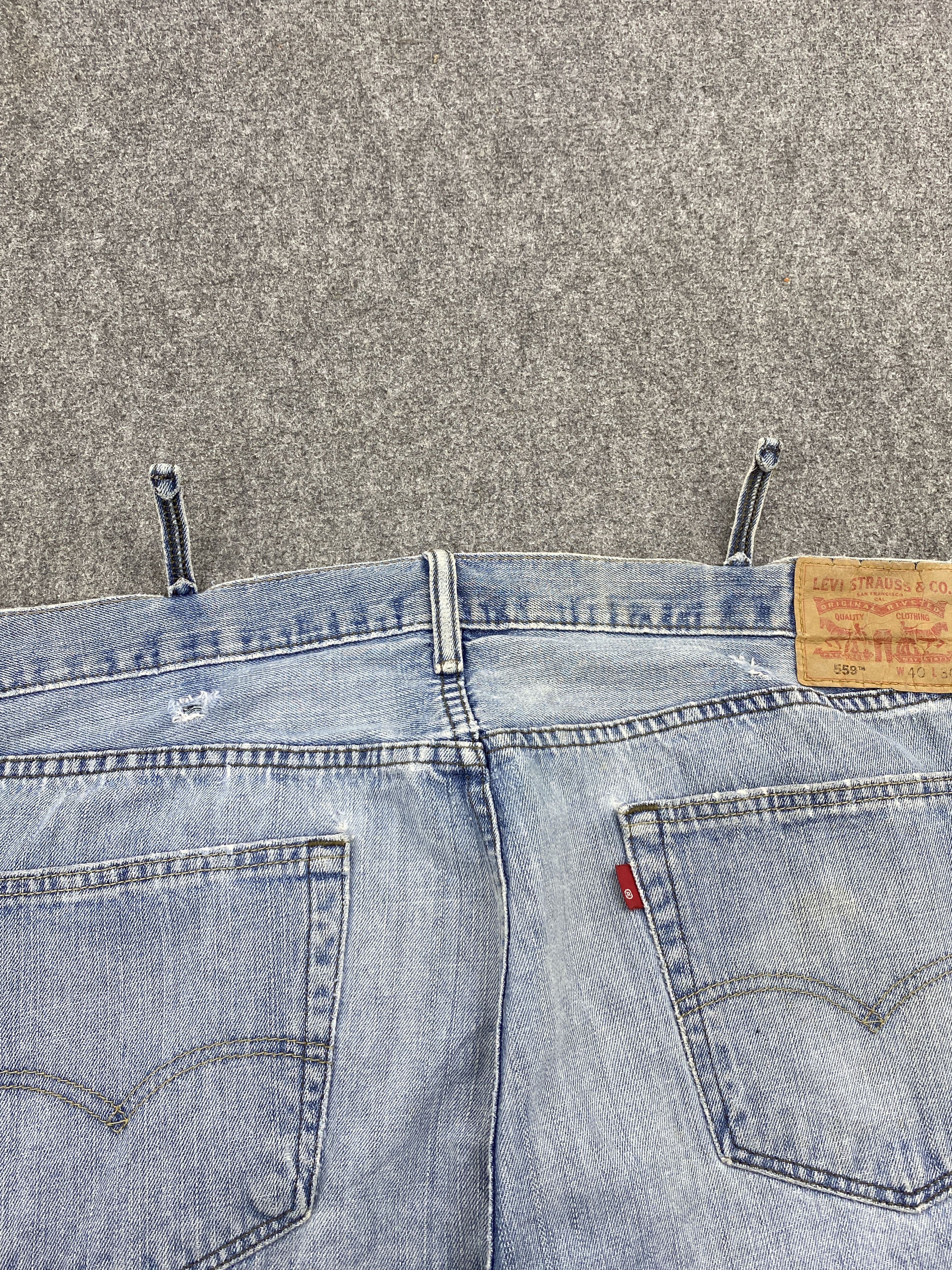 Levi's Vintage Levis 559 Distressed Jeans DP2609 Size US 40 / EU 56 - 14 Thumbnail