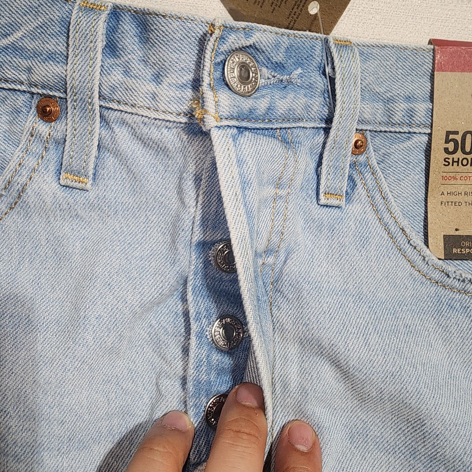 Levi's Levi's women's shorts 501 button fly W26'' Size 26" / US 2 / IT 38 - 4 Thumbnail