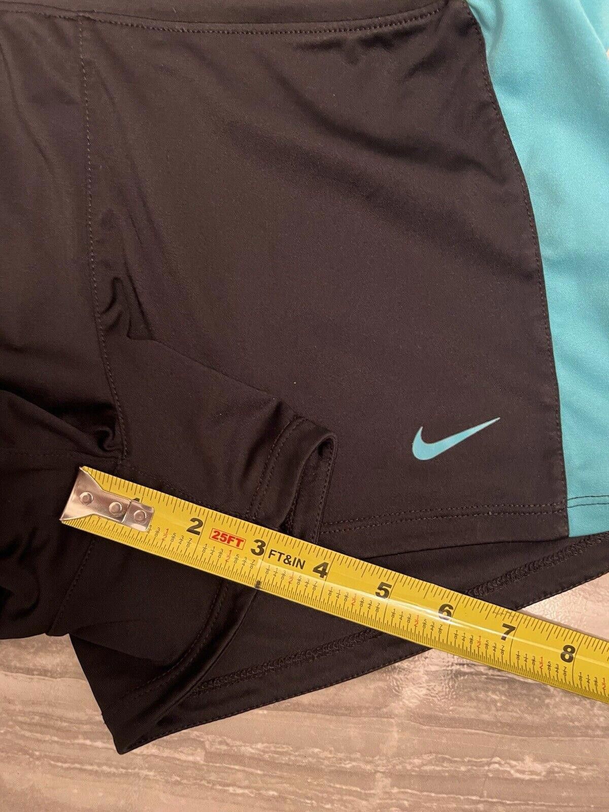 Nike Nike Navy Blue Dri-Fit Workout Fold over Shorts Size Medium Size 32" / US 10 / IT 46 - 3 Thumbnail
