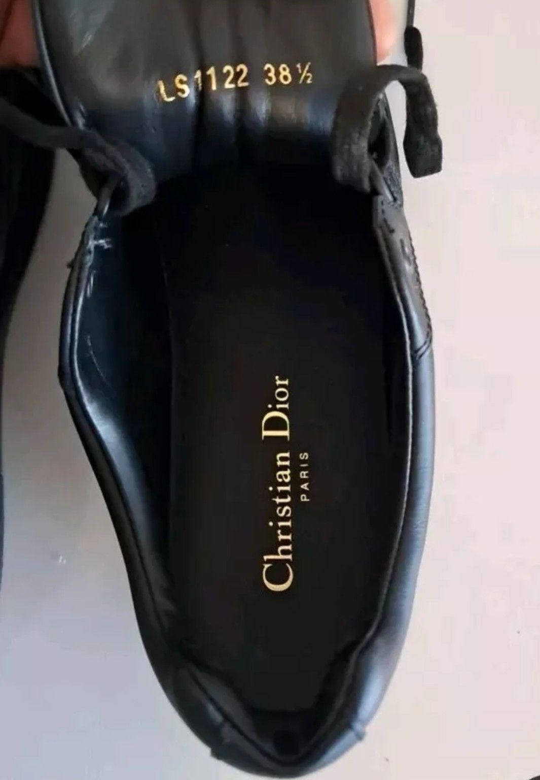 Dior Dior Women's Black White Lace up Sneakers Shoes Size 8.5 US Size US 8.5 / IT 38.5 - 3 Thumbnail