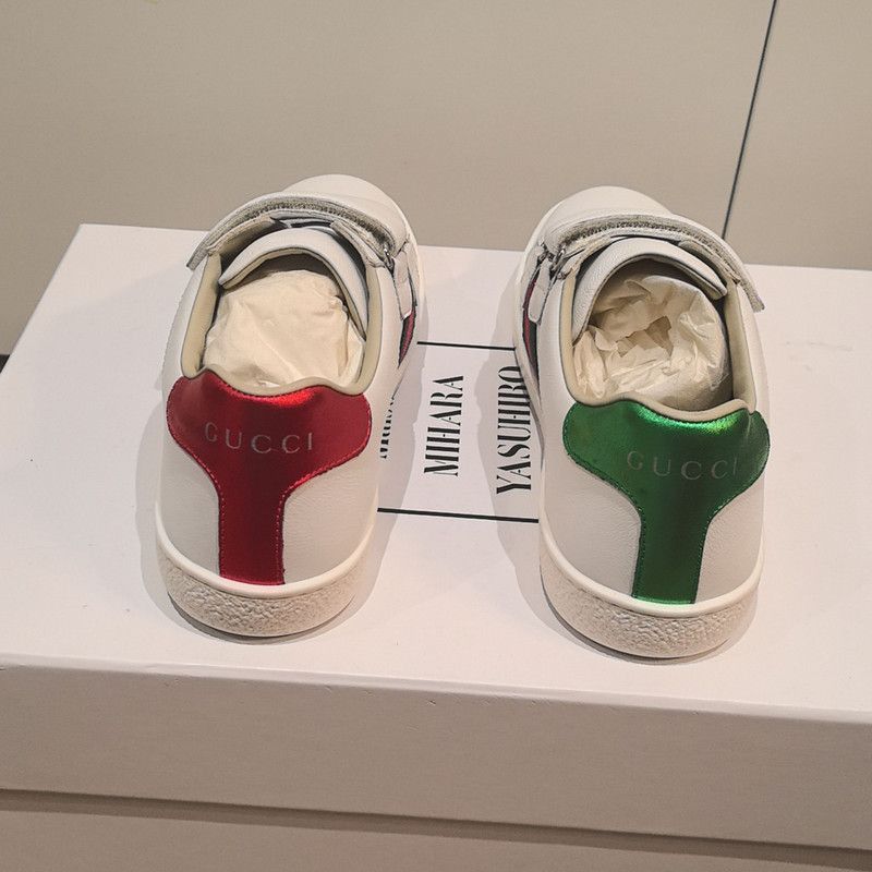 Gucci Gucci ACE Kids Low-Top Sneakers in White - Size US 5 / EU 37 - 3 Thumbnail