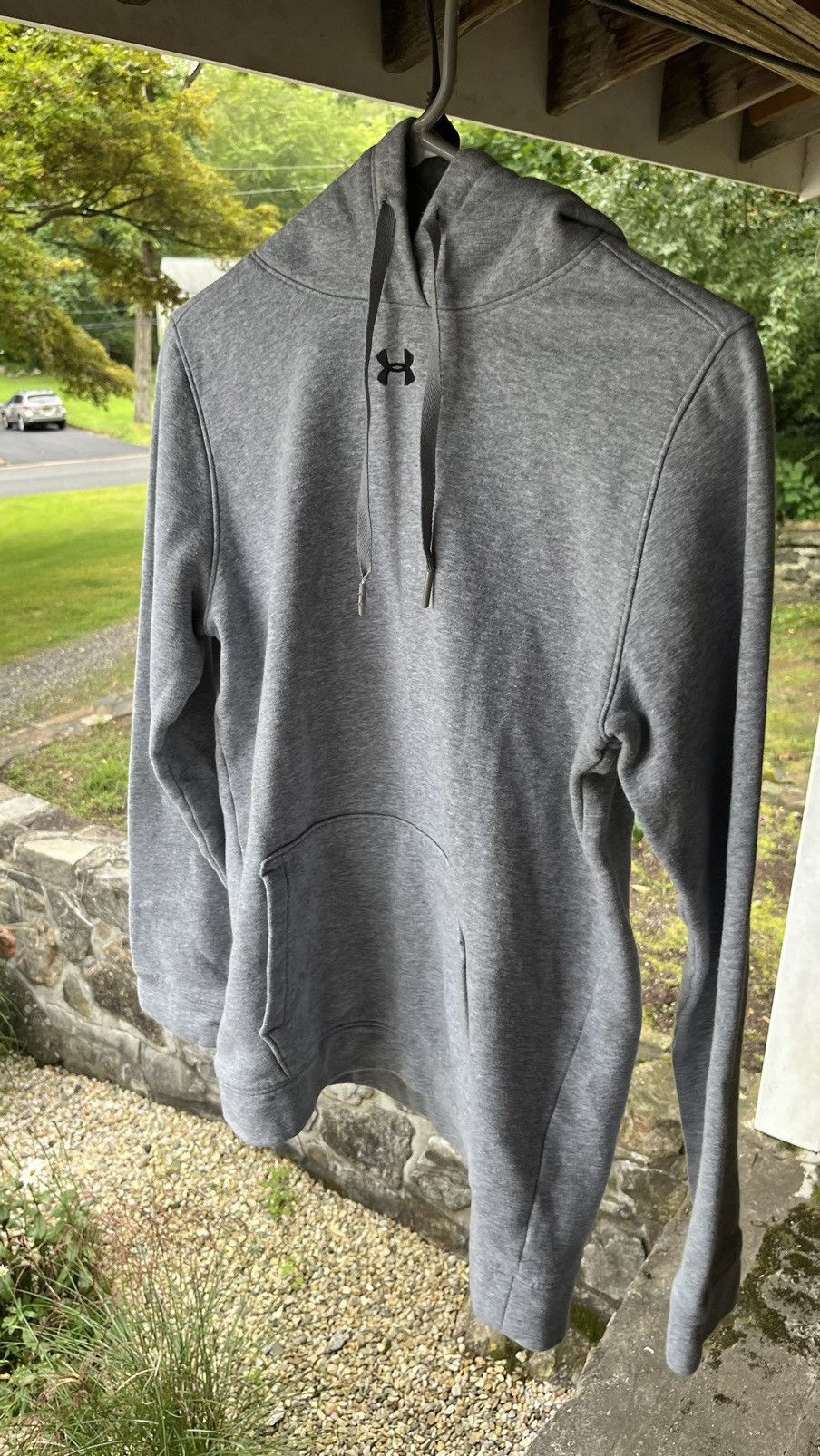Under Armour Under armor grey center logo hoodie - size s Size US S / EU 44-46 / 1 - 1 Thumbnail
