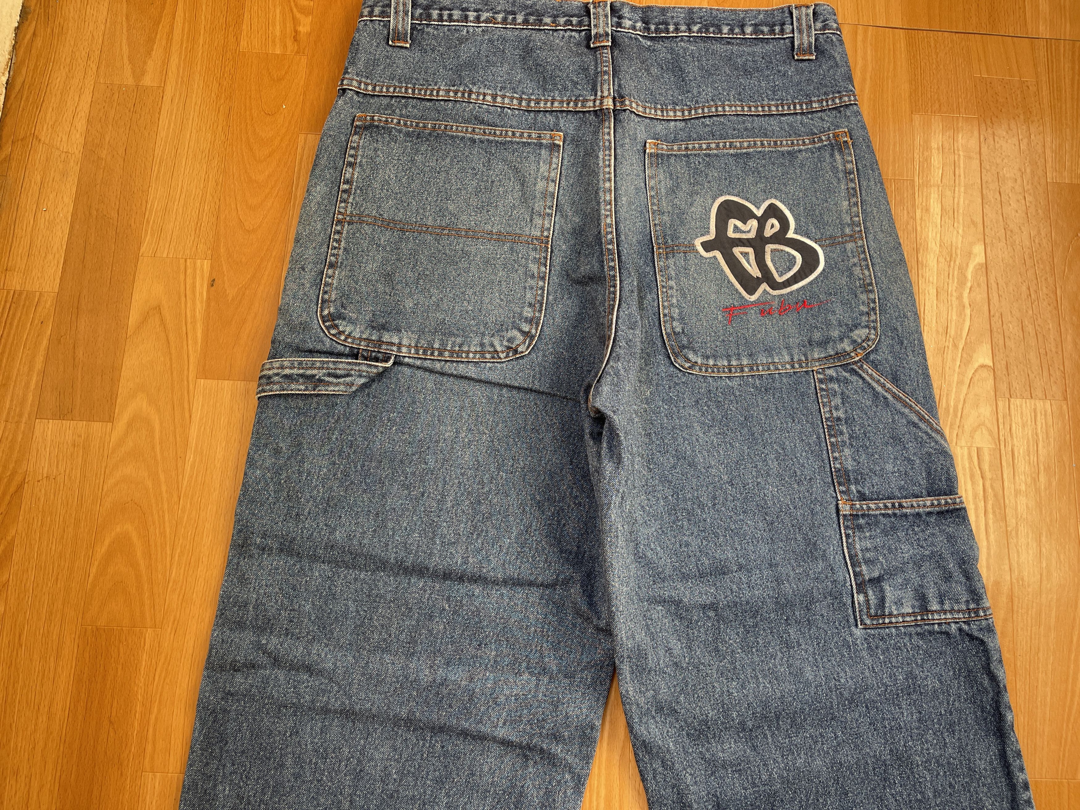Fubu FUBU jeans, vintage baggy jeans, 90s hip hop skater Y2K 38 Size US 38 / EU 54 - 2 Thumbnail