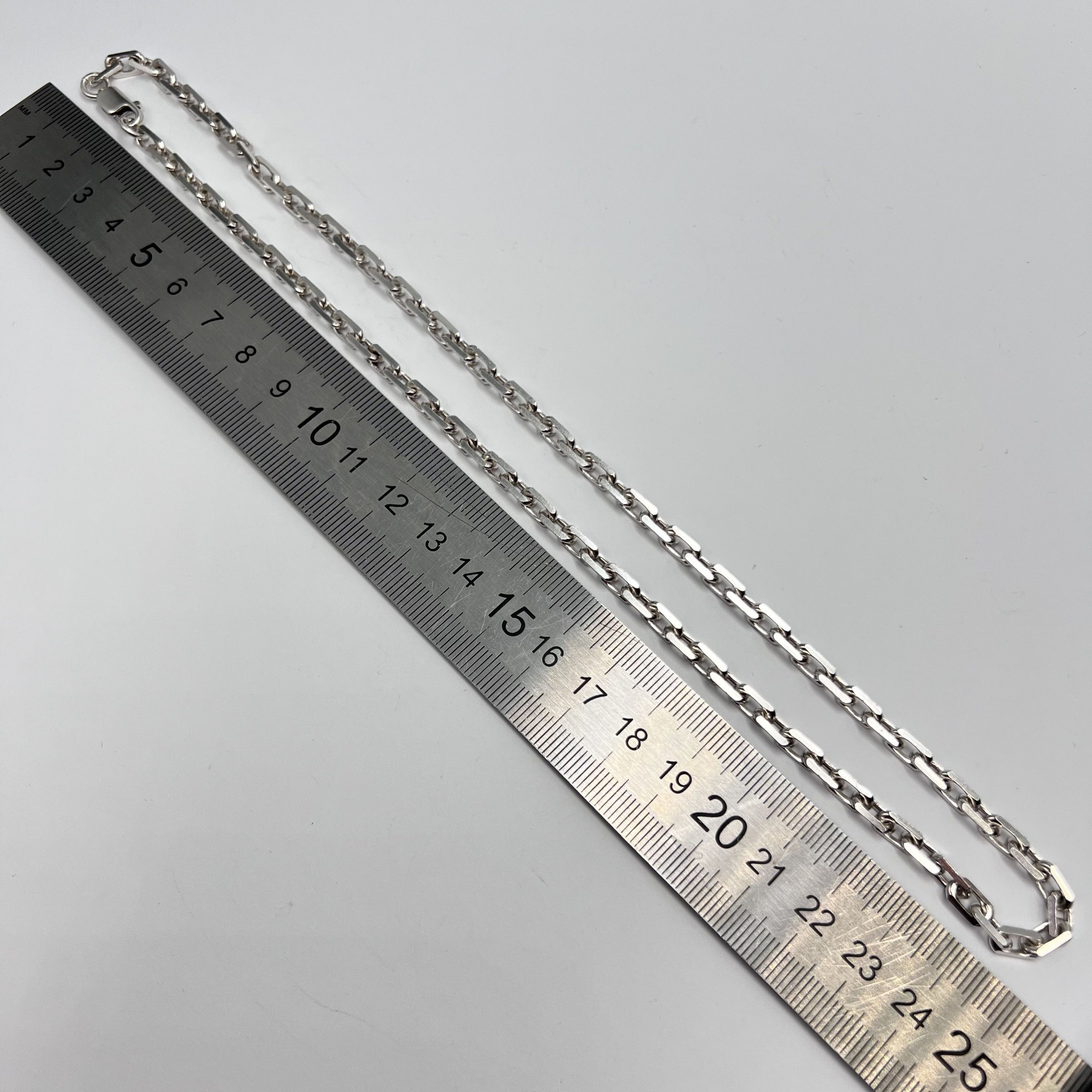 Sterling Silver Massive Vintage Sterling Silver 925 Unisex Chain 26.8g Size ONE SIZE - 8 Thumbnail