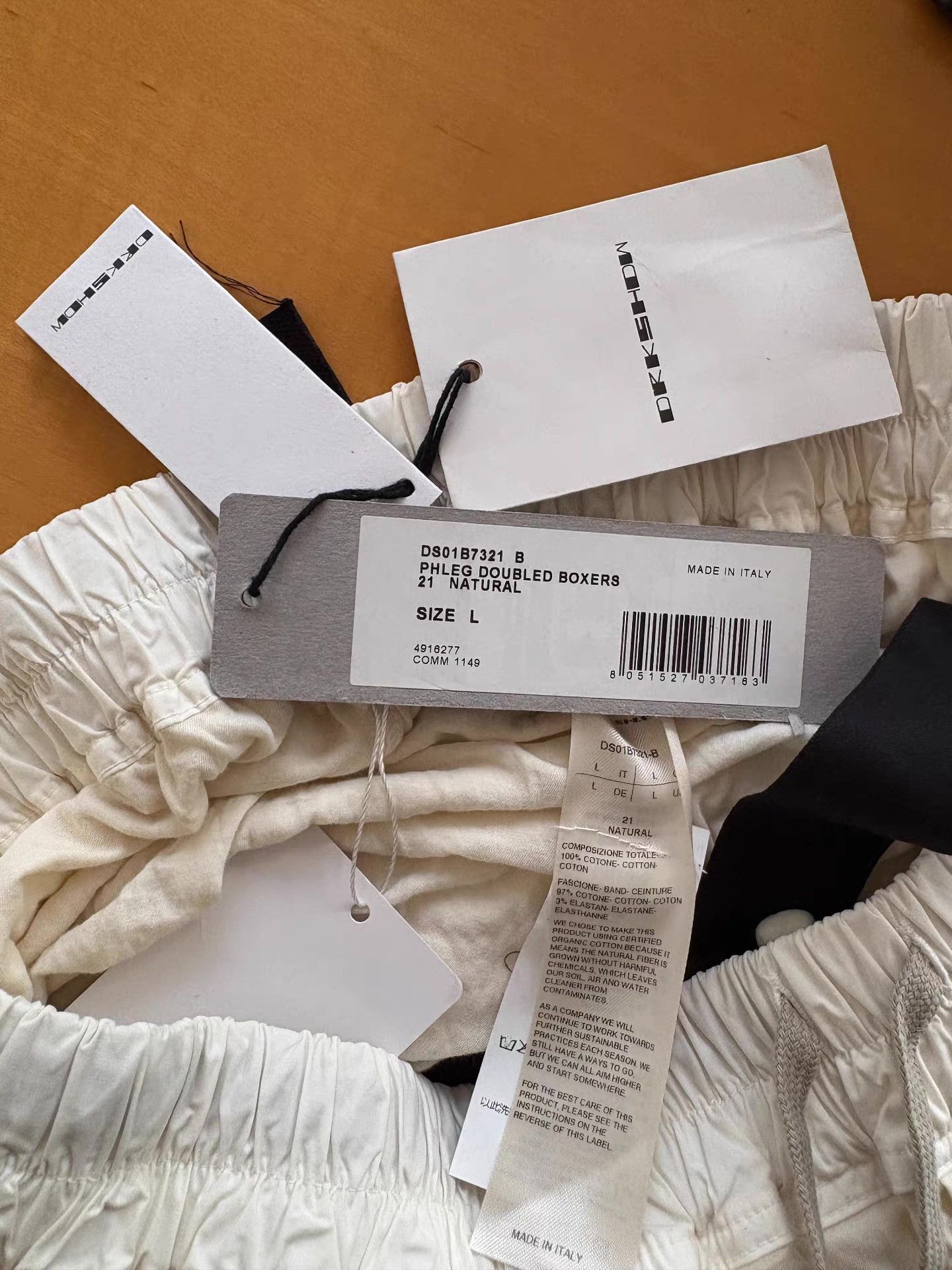 Rick Owens Rick Owens Drkshdw Double-Layer Drawstring Shorts。Ｑ21 Size US 36 / EU 52 - 4 Thumbnail