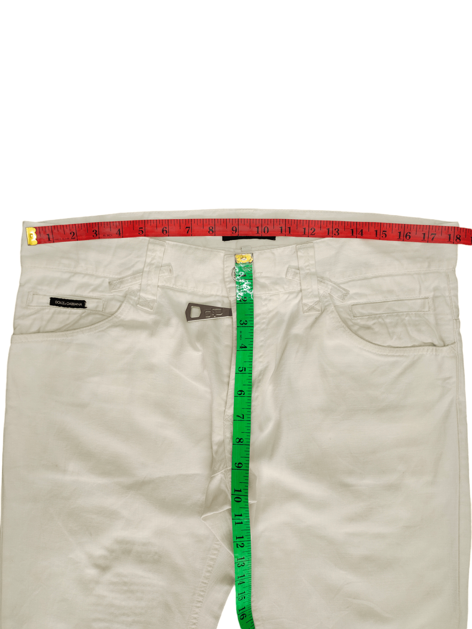 Dolce & Gabbana Vintage Dolce & Gabbana Studded Pocket Jeans Low Rise Size US 36 / EU 52 - 8 Thumbnail