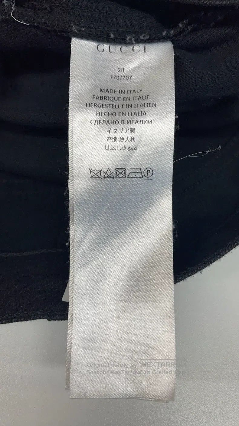 Gucci gucci Black Embroidered Jeans Size US 28 / EU 44 - 4 Thumbnail