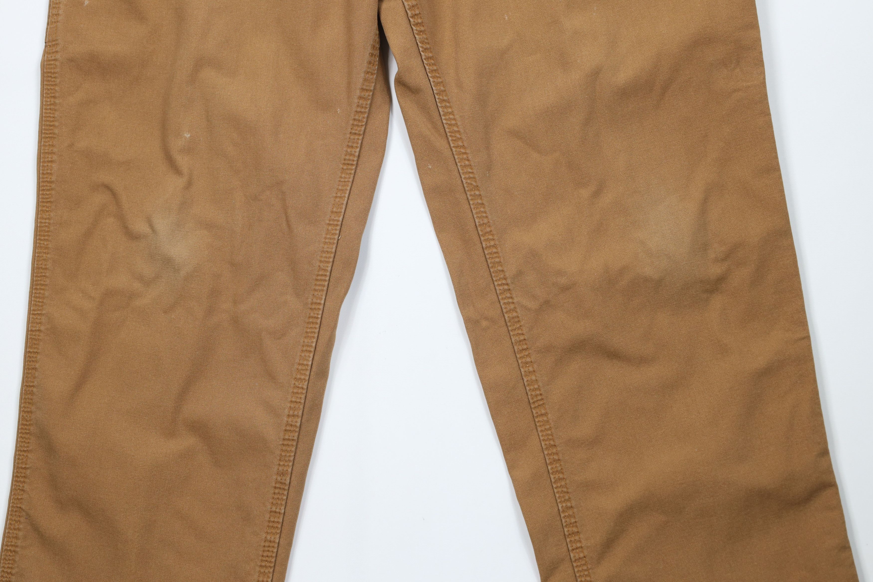 Carhartt Vintage Carhartt Canvas Wide Leg Dungaree Pants Duck Brown Size US 40 / EU 56 - 3 Thumbnail