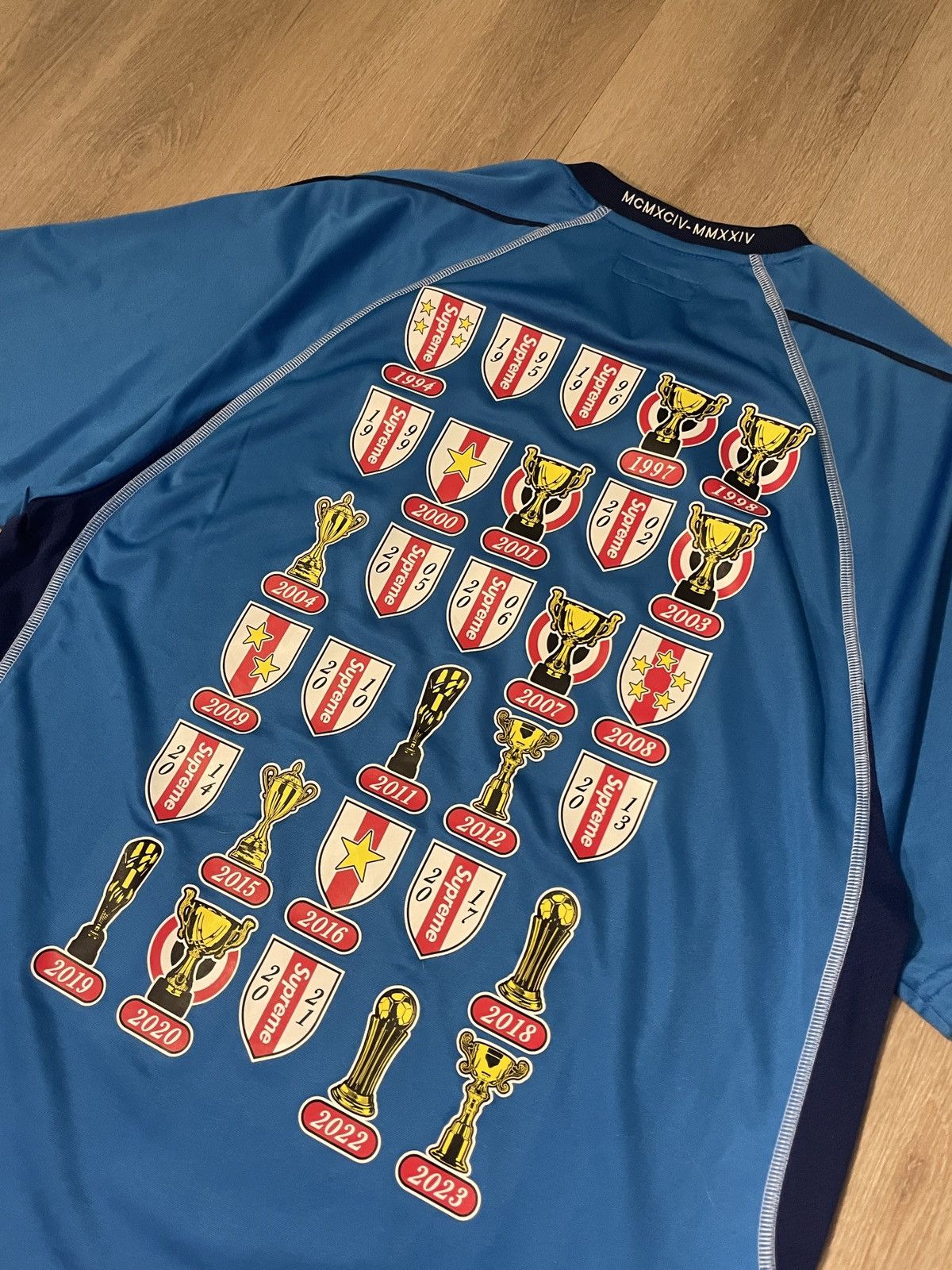 Supreme Jacquard Soccer Jersey (SS24) - $110