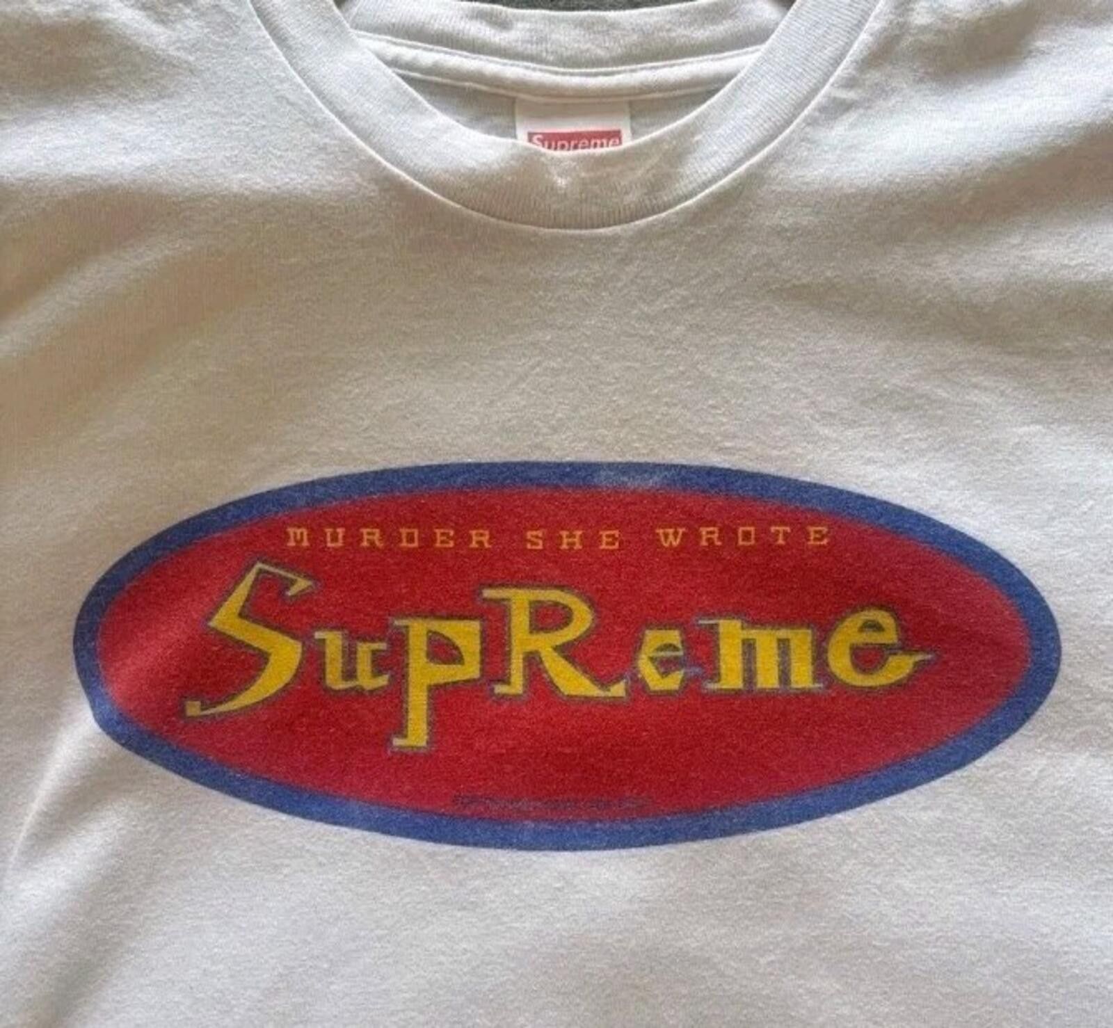 Coogi × Supreme Supreme Coogi White T-Shirt Sz. L | Grailed