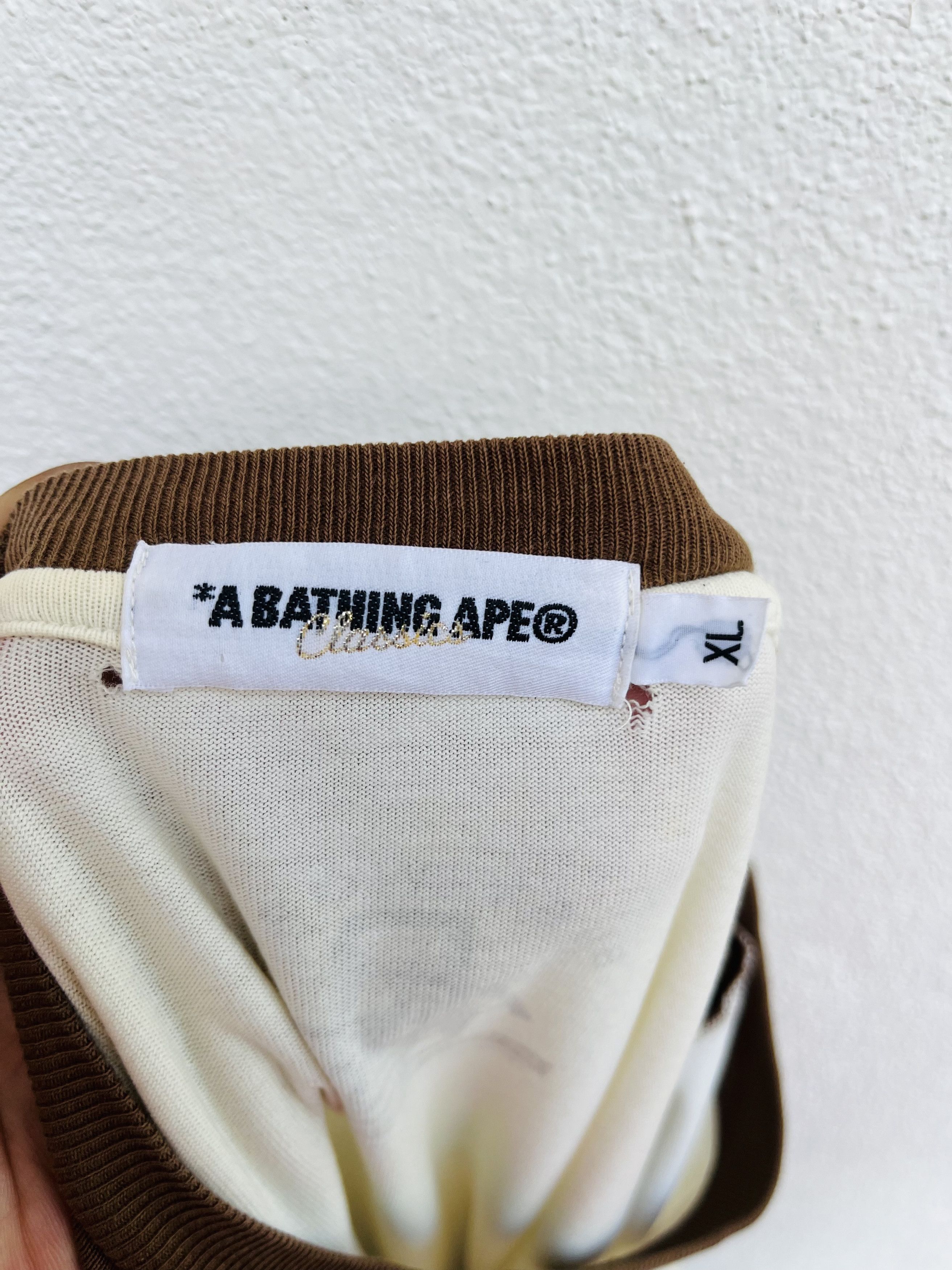 Japanese Brand Vintage A Bathing Ape Classic 3 Quarter Designer Style Size US XL / EU 56 / 4 - 11 Thumbnail