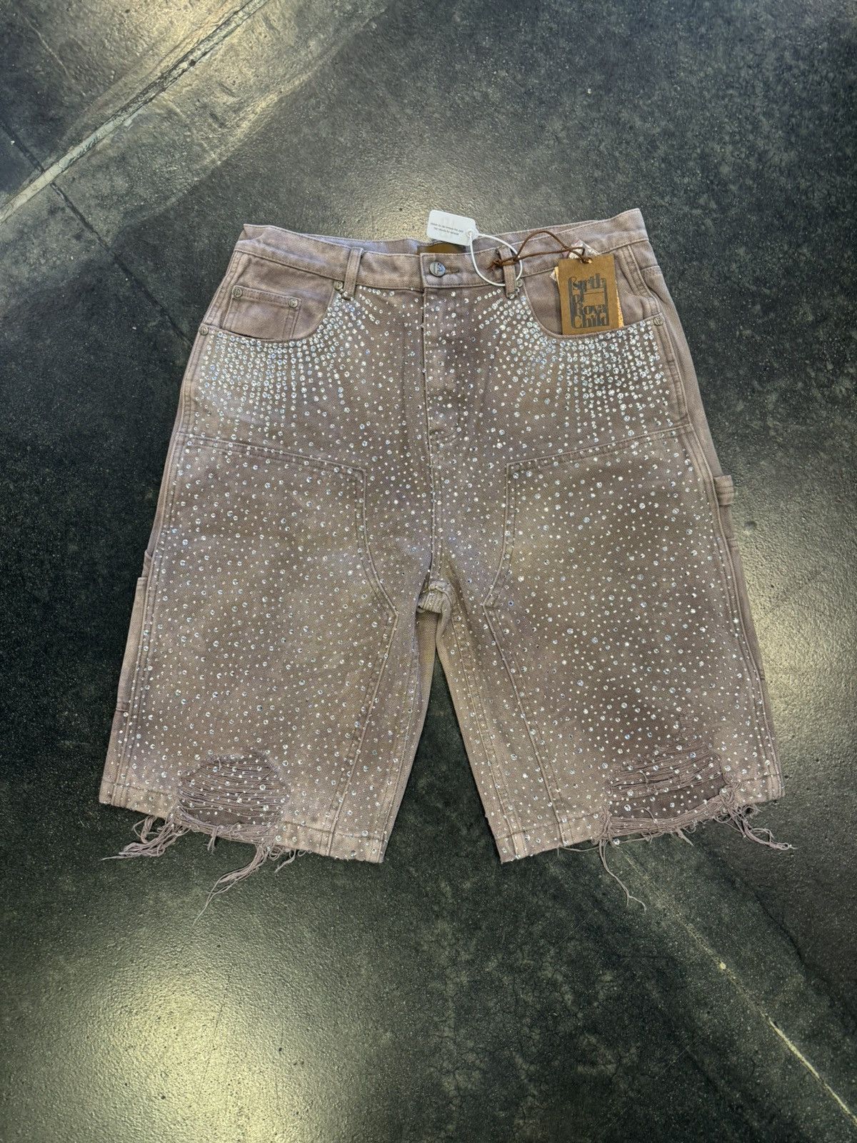 Birth of Royal Child Birth Of A Royal Child Brown Denim Jorts Size US 36 / EU 52 - 1 Thumbnail