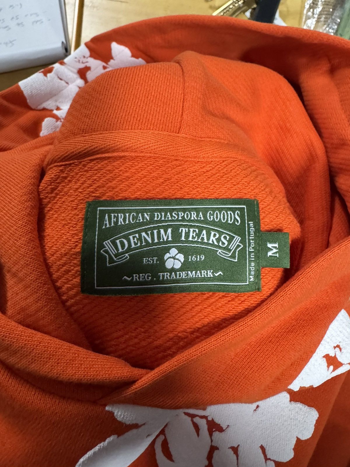DENIM TEARS Denim tears the cotton wreath sweatshirt orange Size US M / EU 48-50 / 2 - 3 Thumbnail