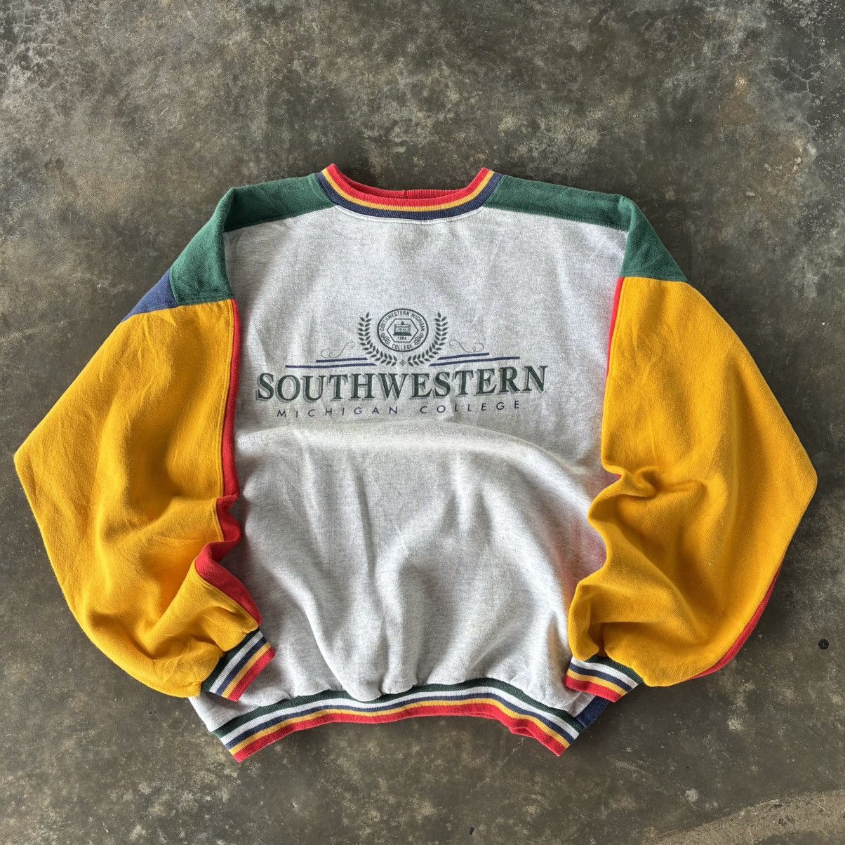 Other VINTAGE 90s SOUTHWESTERN MICHIGAN COLLEGE Size US XL / EU 56 / 4 - 1 Thumbnail