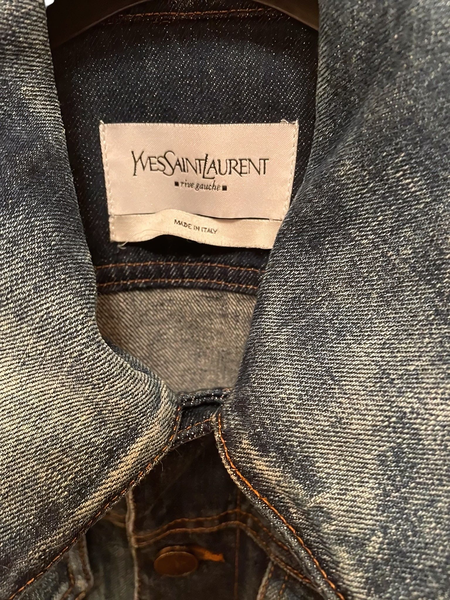 Yves Saint Laurent YSL RIVE GAUCHE BY TOM FORD DENIM JACKET Size US M / EU 48-50 / 2 - 5 Thumbnail