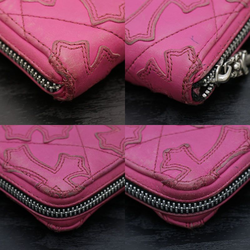 Chrome Hearts Chrome Hearts Quilted Zip Wallet Size ONE SIZE - 6 Thumbnail