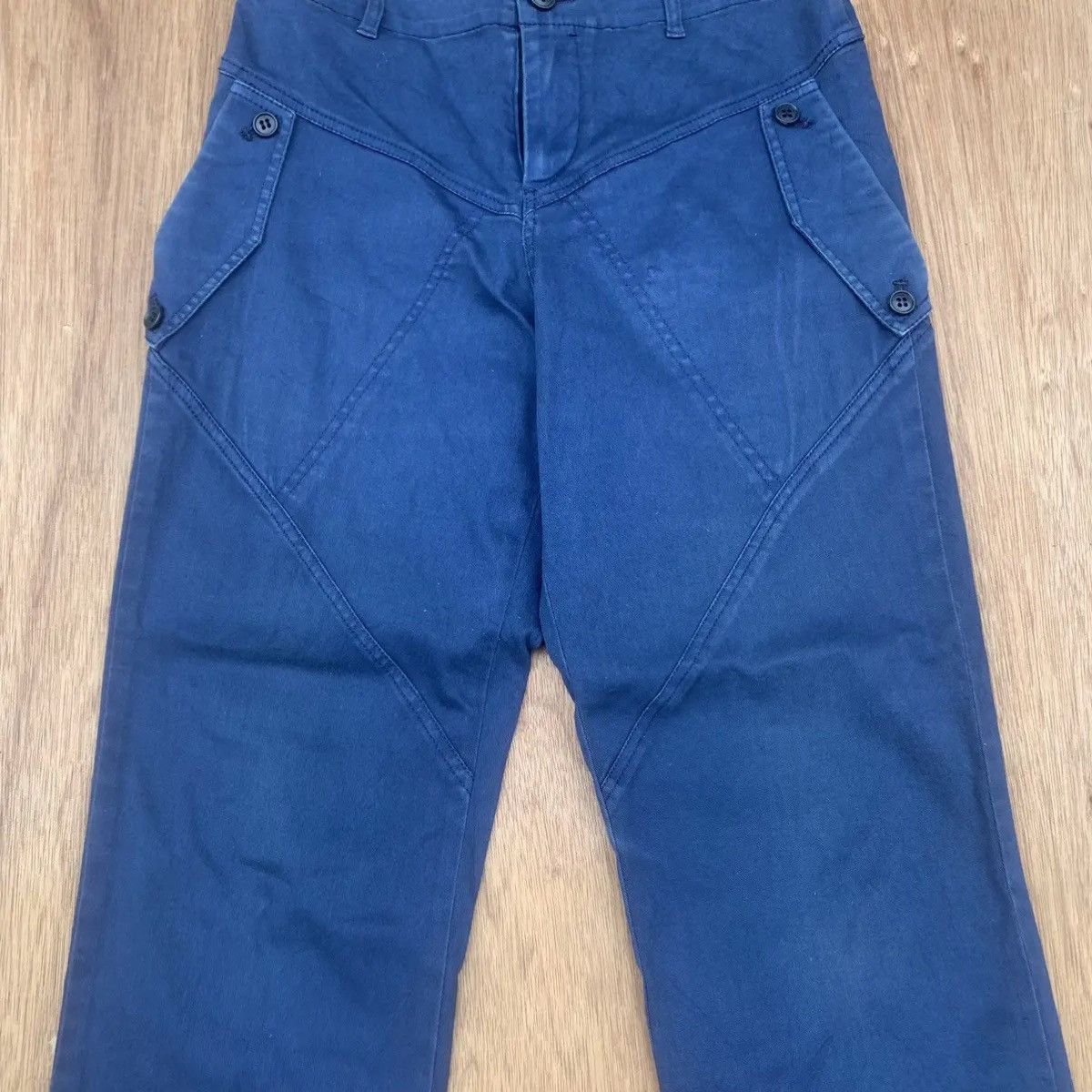 Issey Miyake × Japanese Brand 💥 ICONIC RARE 1 MILE PLANTATION BY ISSEY MIYAKE TROUSERS Size US 32 / EU 48 - 3 Thumbnail