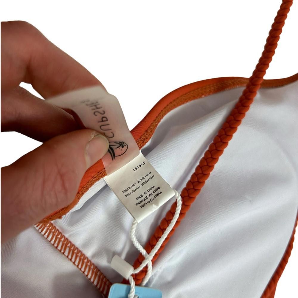 REVOLVE Cupshe l NWT Rust Braided One Piece Swimsuit Medium Size ONE SIZE - 7 Thumbnail