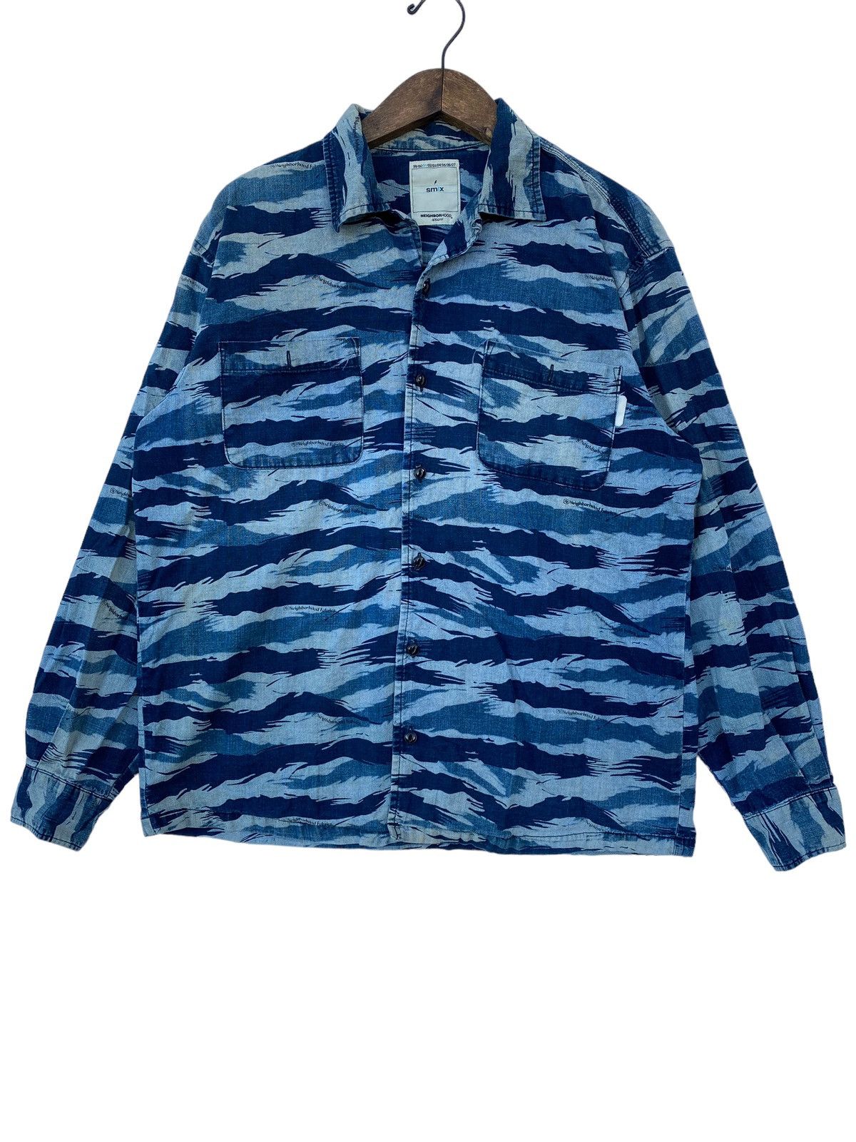 Neighborhood NEIGHBORHOOD TIGER STRIPES BUTTON UP SHIRT Size US L / EU 52-54 / 3 - 1 Thumbnail