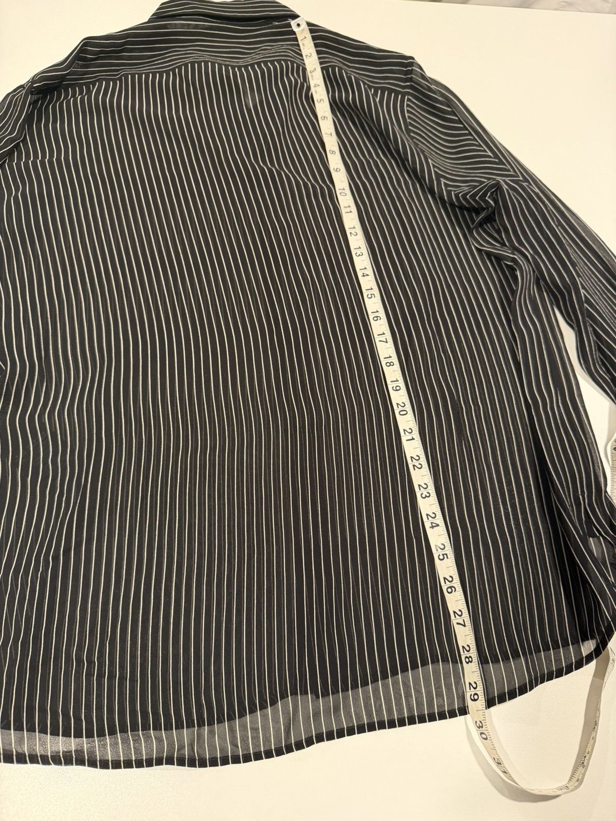 Saint Laurent Paris Saint Laurent mens striped silk shirt. 41/16. $1500 Size US L / EU 52-54 / 3 - 8 Thumbnail