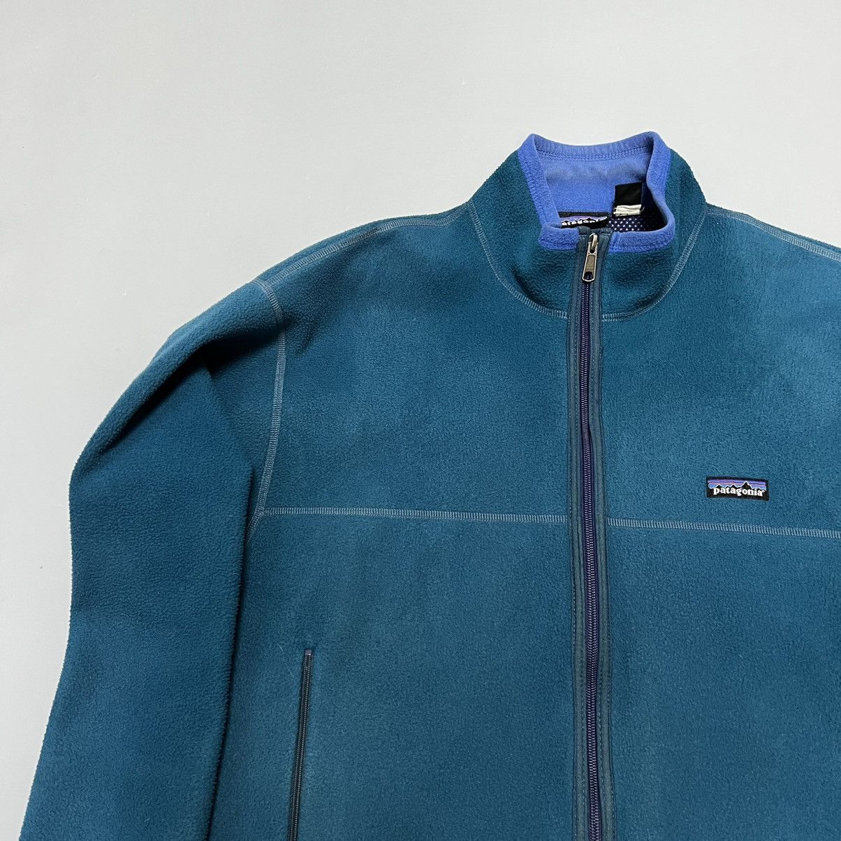 Patagonia × Vintage Vintage Patagonia Fleece Zip Jacket sweater Y2K made in USA🇺🇸 Size US L / EU 52-54 / 3 - 5 Thumbnail