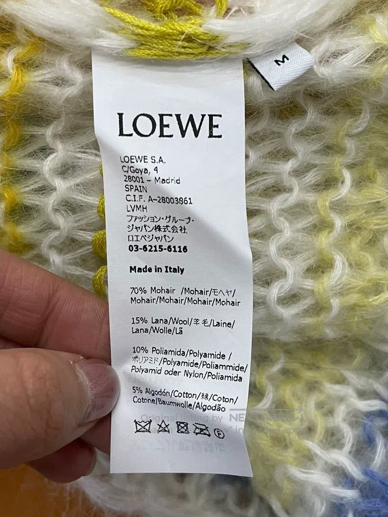 Loewe Loewe Colorful striped logo mohair sweater Size M / US 6-8 / IT 42-44 - 5 Thumbnail