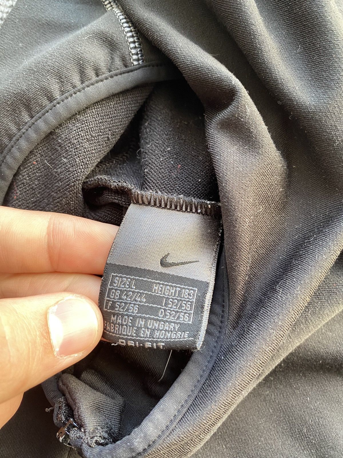 Nike 🔥Nike Vntg Ninja Track Sport Hoodie Rare mens L y2k punk Size US L / EU 52-54 / 3 - 4 Thumbnail