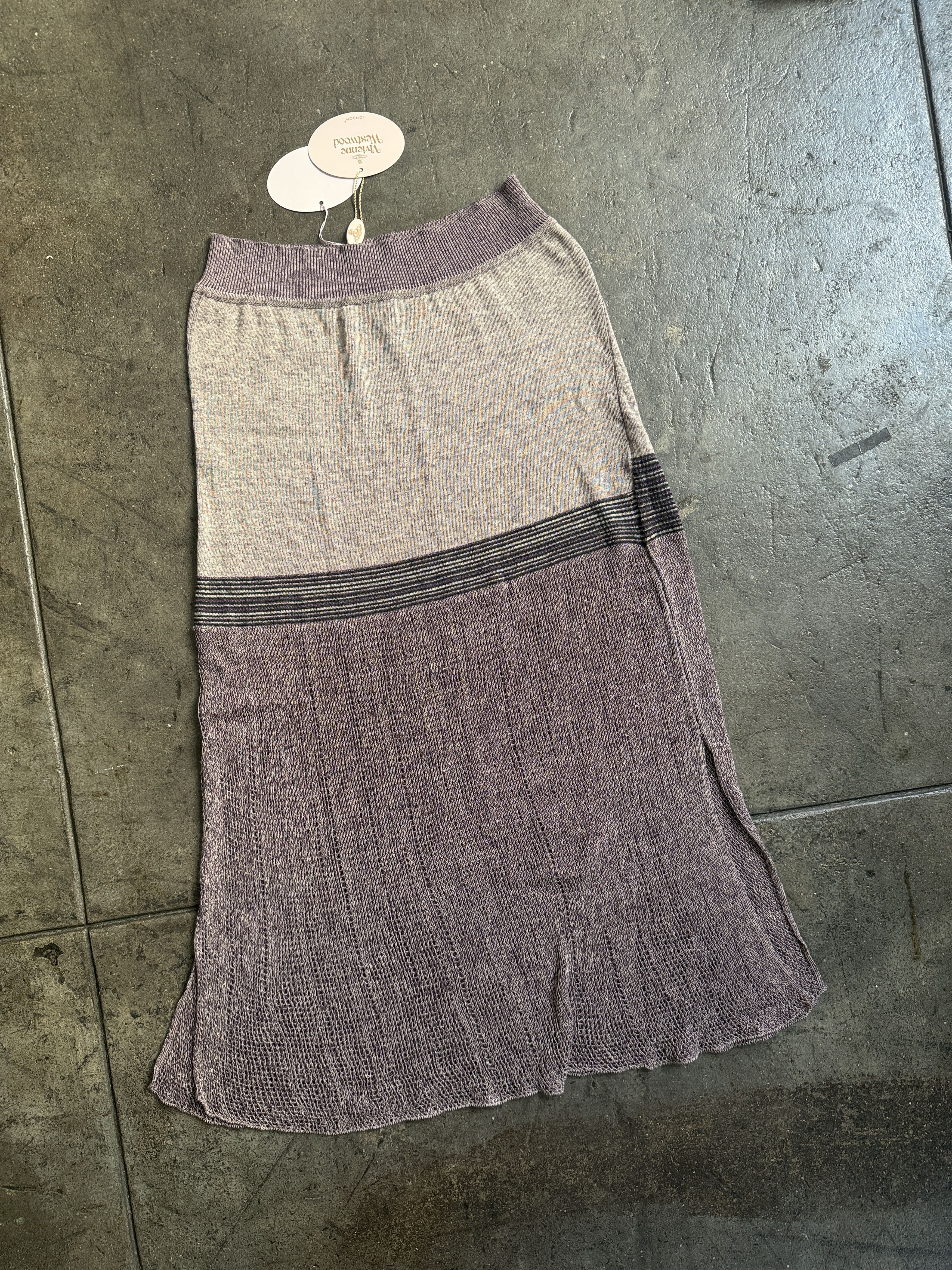 Vivienne Westwood 730$ New Expandable Gold Label 2014 Silk Yarn Skirt Size 28" / US 6 / IT 42 - 13 Thumbnail