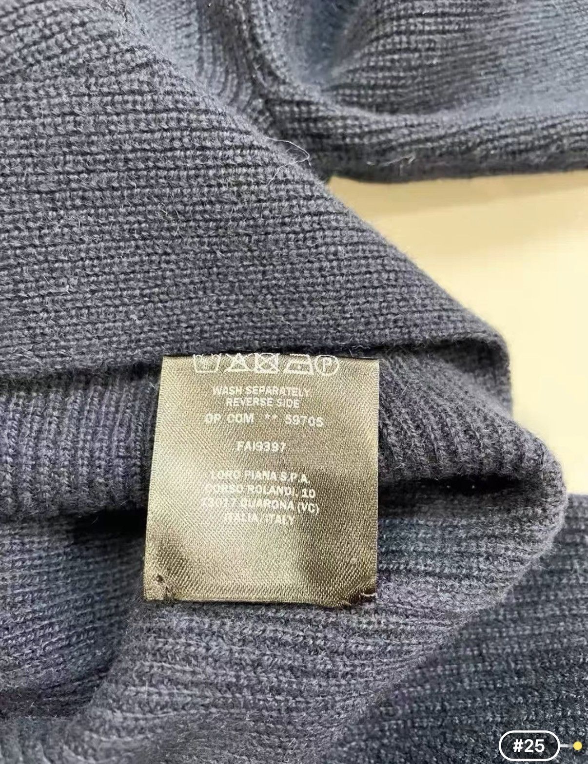 Loro Piana Loro Piana Classic Blue Cashmere Sweater J33 Size M / US 6-8 / IT 42-44 - 7 Thumbnail
