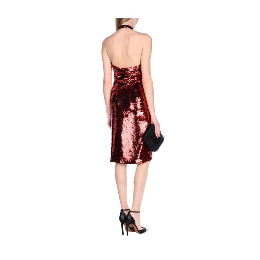 Moschino SPECIAL! AW15 MOSCHINO COUTURE JEREMY SCOTT Halterneck Dress Size L / US 10 / IT 46 - 9 Thumbnail
