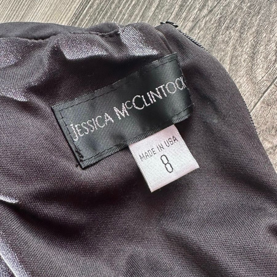 Jessica McClintock jessica mcclinstock black long sleeve bodycon dress Size M / US 6-8 / IT 42-44 - 3 Thumbnail