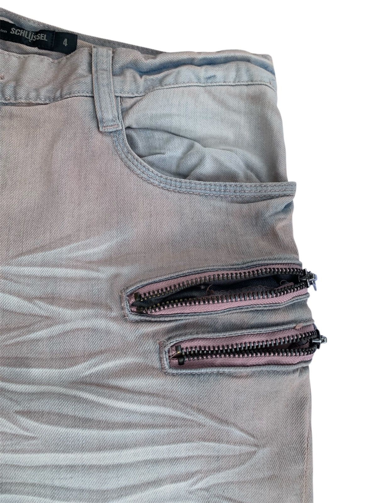 Schlussel Schlussel Biker Denim Pants Jeans W30 Size US 31 - 11 Thumbnail