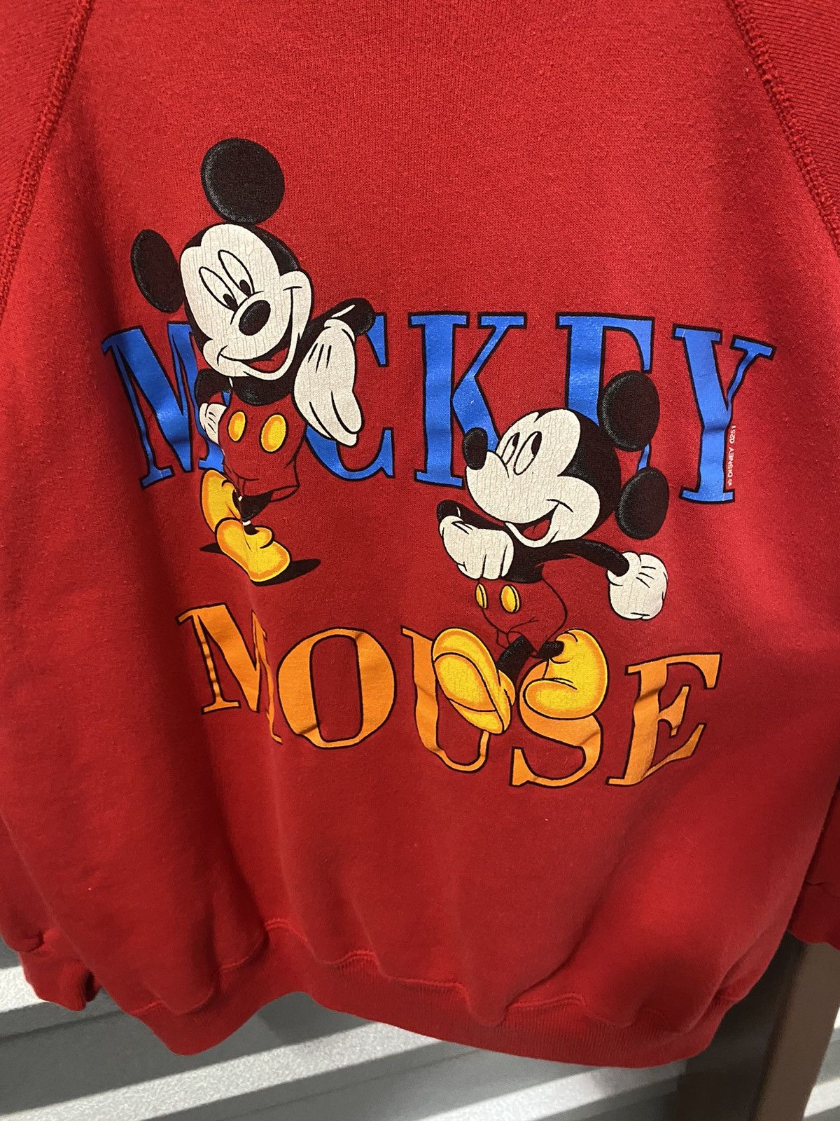 Disney × Vintage 1990’s Disney Mickey Sweatshirt Size US L / EU 52-54 / 3 - 2 Thumbnail