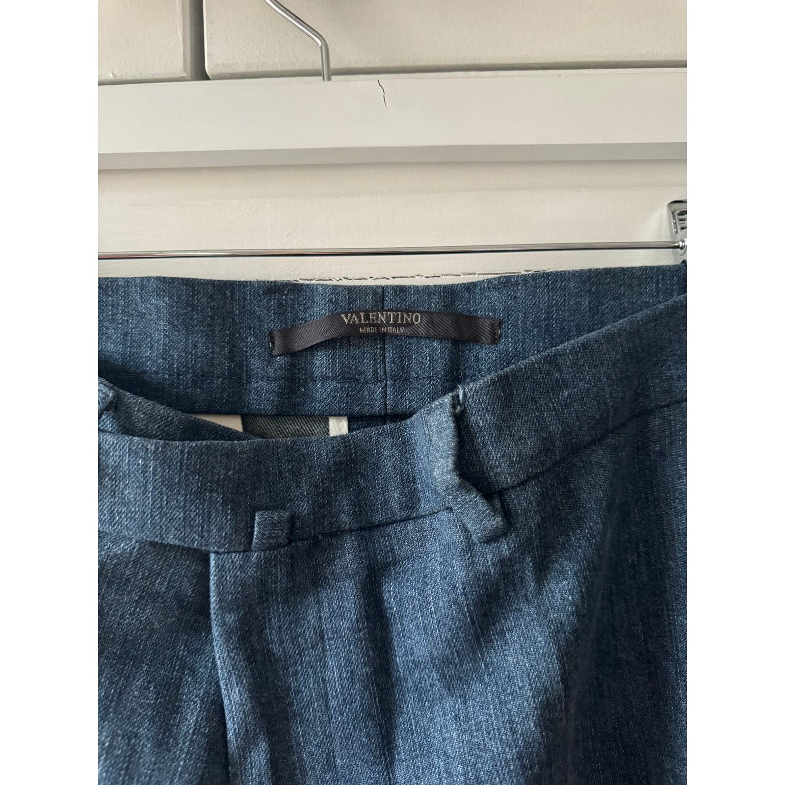 Valentino Valentino Color Block Chambray Trousers Size US 34 / EU 50 - 4 Thumbnail